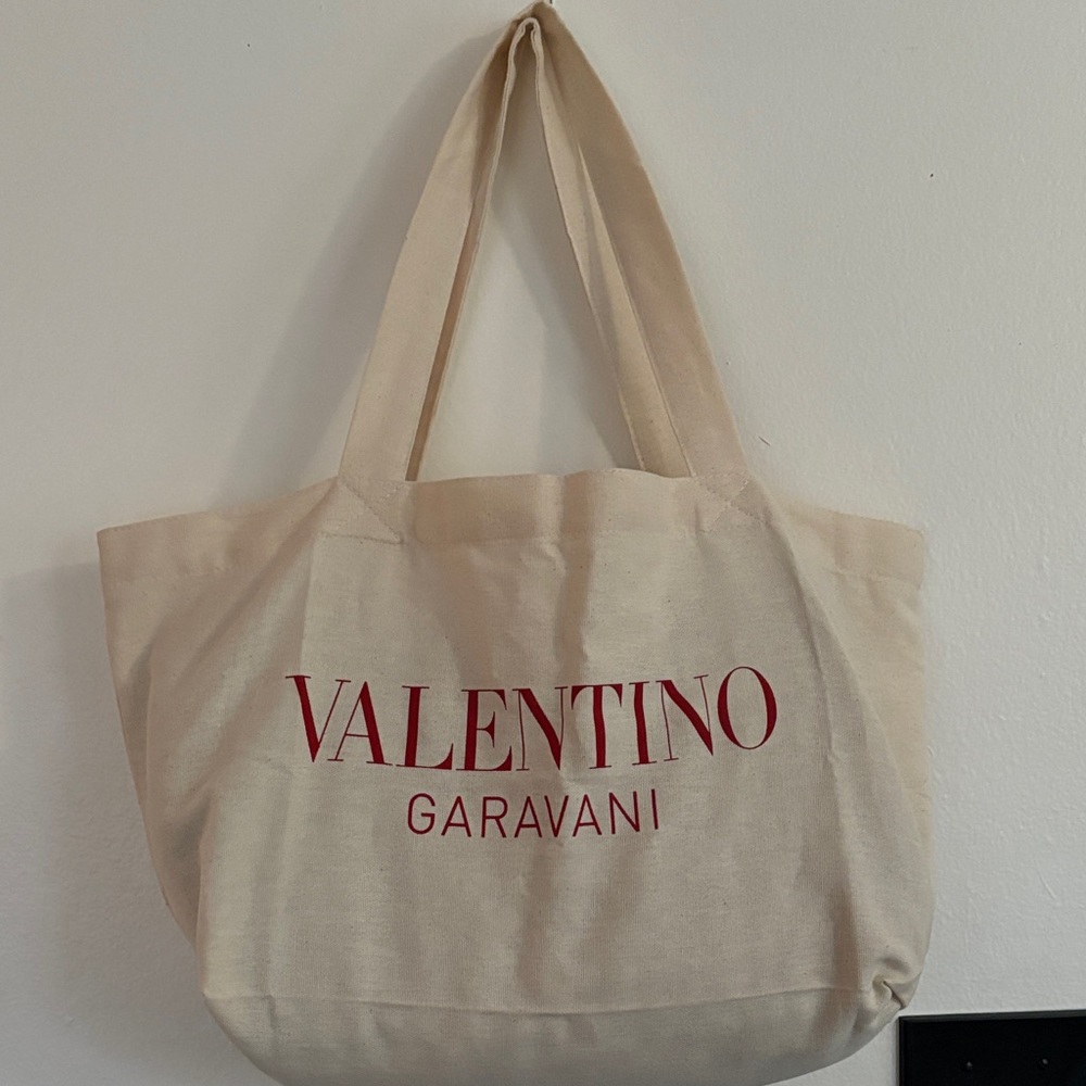Valentino Garavani Beige canvasTote